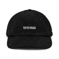 Tutto Passa Corduroy hat black front