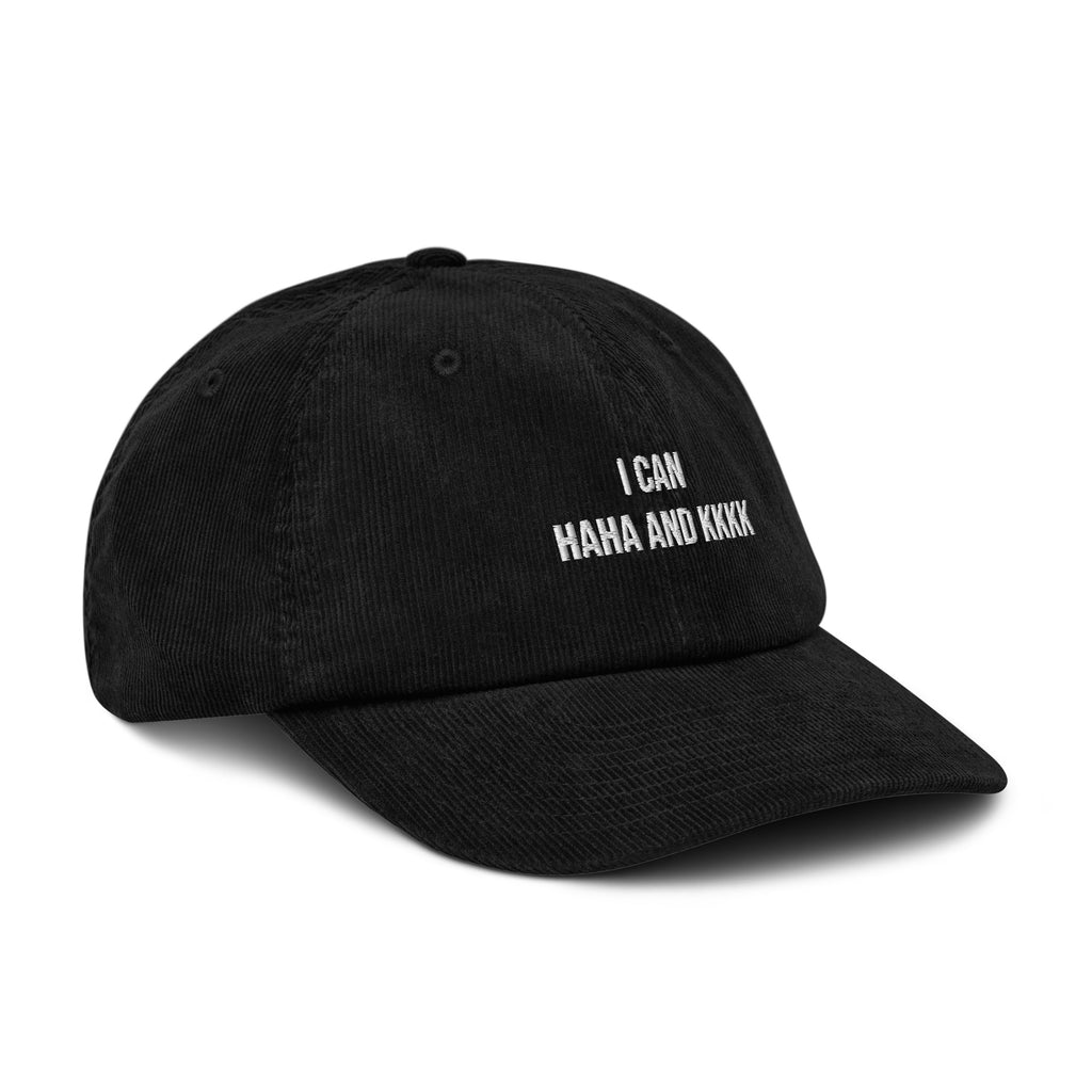 Green cap with a white logo on a white background