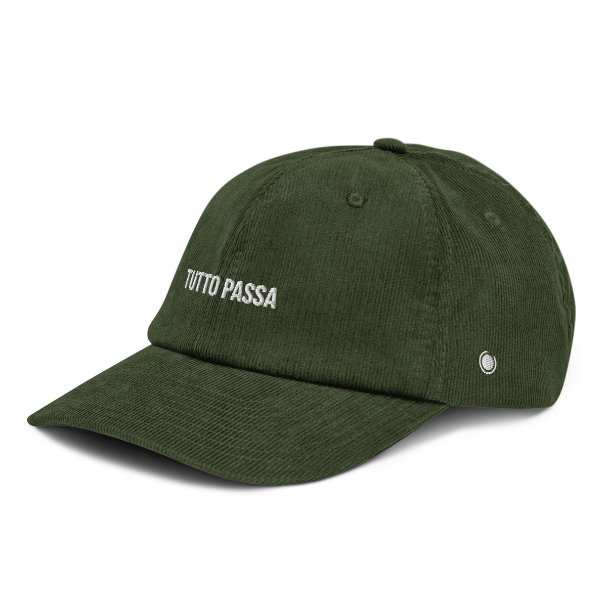 Tutto Passa Corduroy hat green side