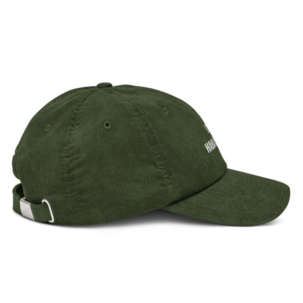 Green baseball cap on a white background