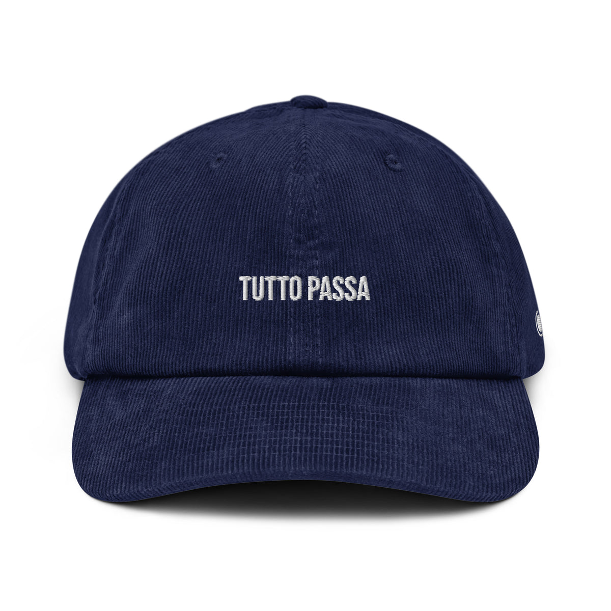 Tutto Passa Corduroy hat navy front
