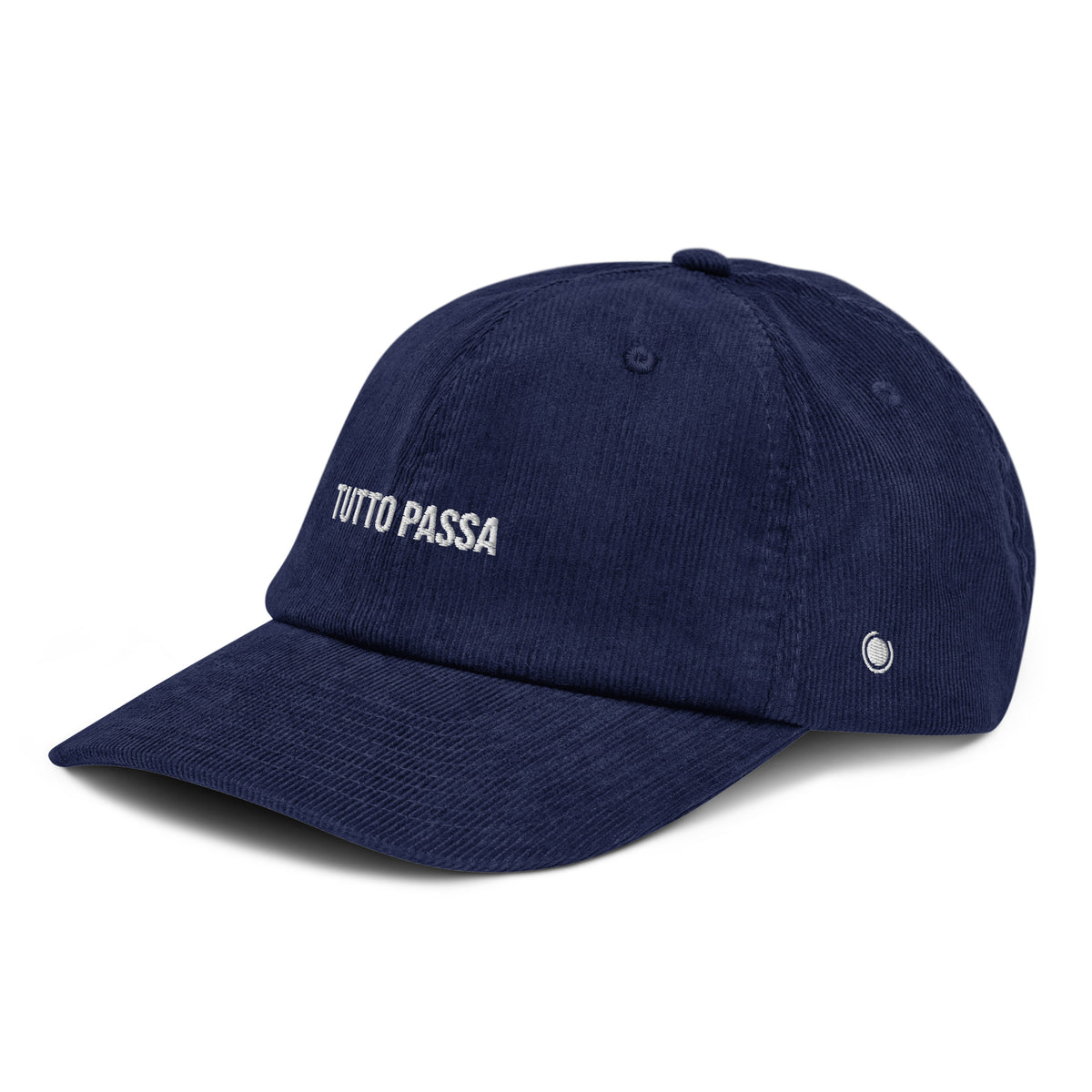 Tutto Passa Corduroy hat navy side