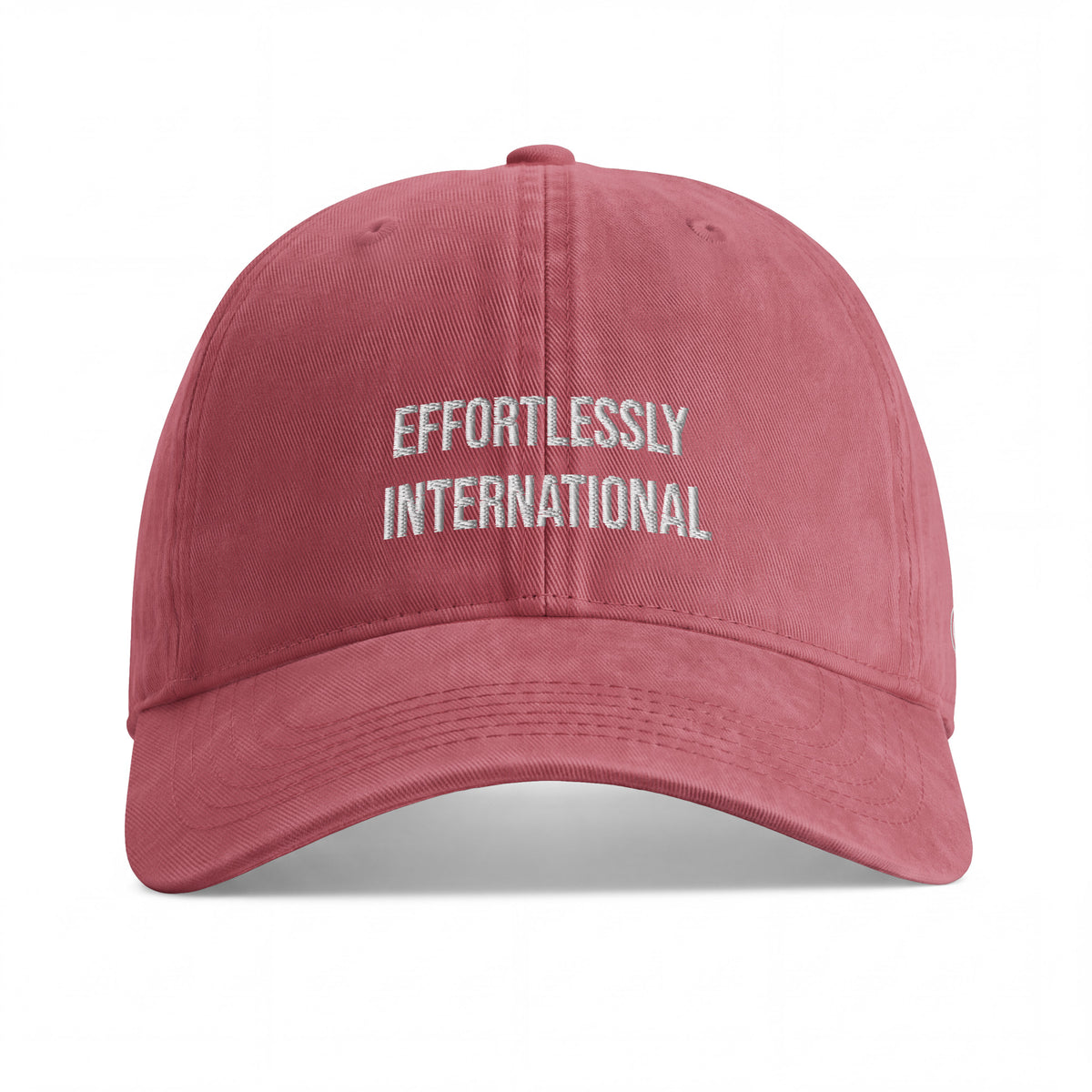 Effortlessly international cap crimson front