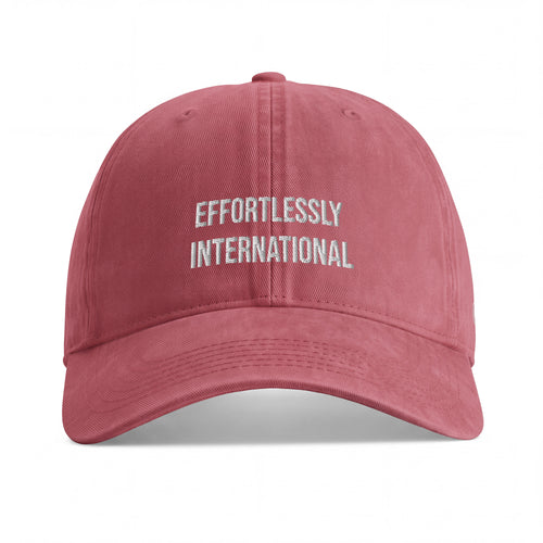 Effortlessly international cap crimson front