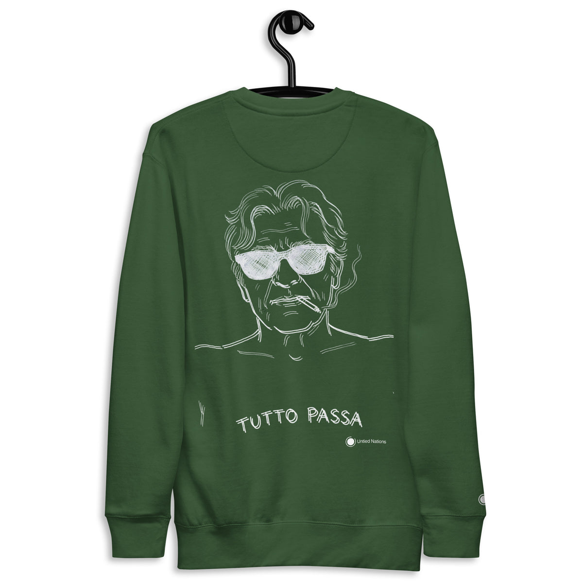Tutto Passa Sweater green back 