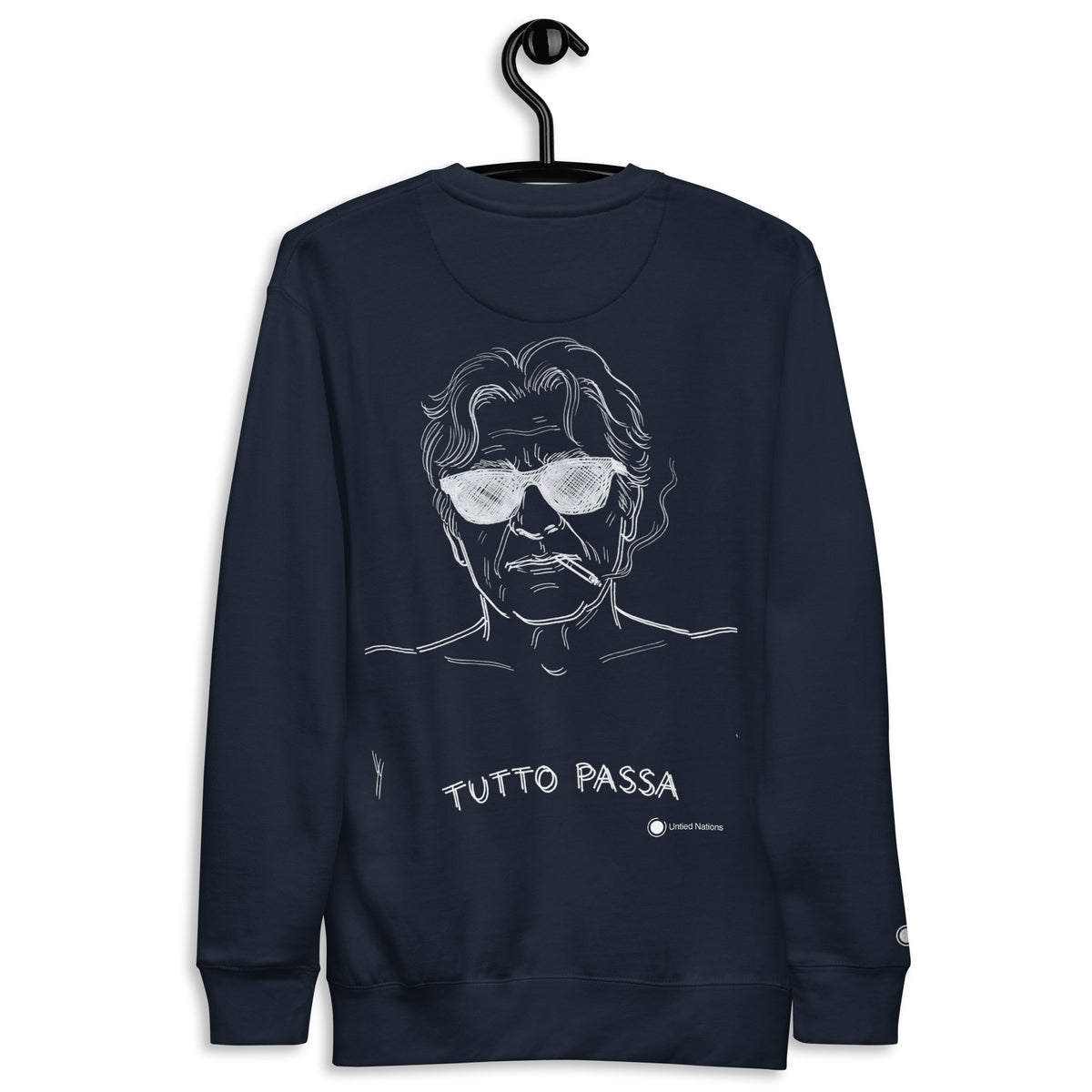 Tutto Passa Sweater navy back