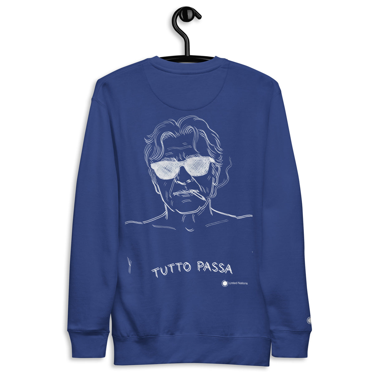Tutto Passa Sweater blue back