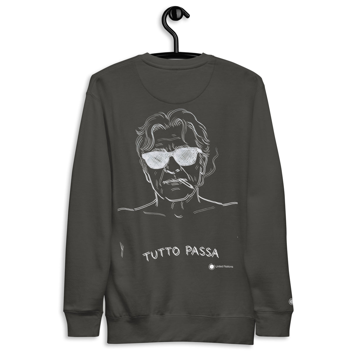 Tutto Passa Sweater vintage black back
