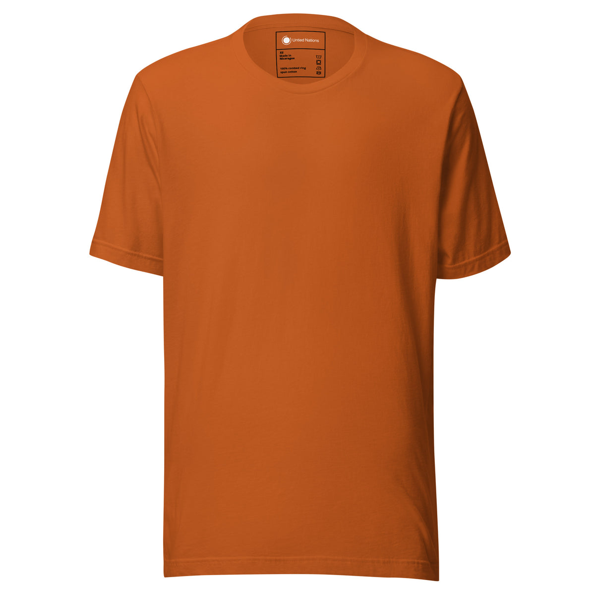 Let's not walk around the porridge tshirt autumn orange front