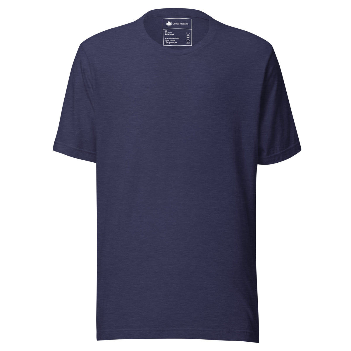 Let's not walk around the porridge tshirt blue front