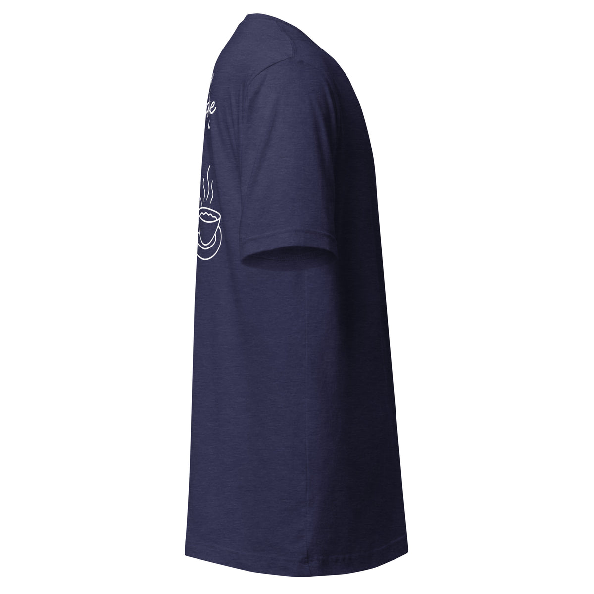 Let's not walk around the porridge tshirt blue side