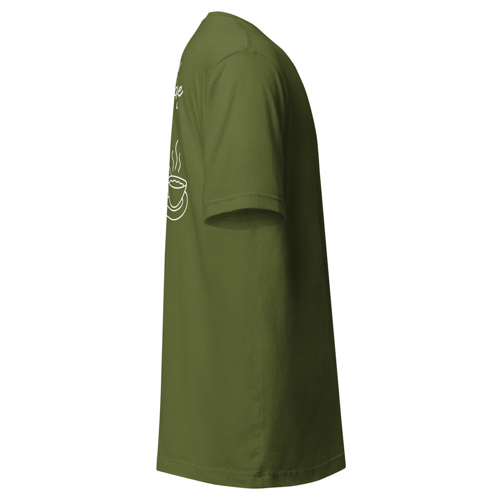 Let's not walk around the porridge tshirt green side