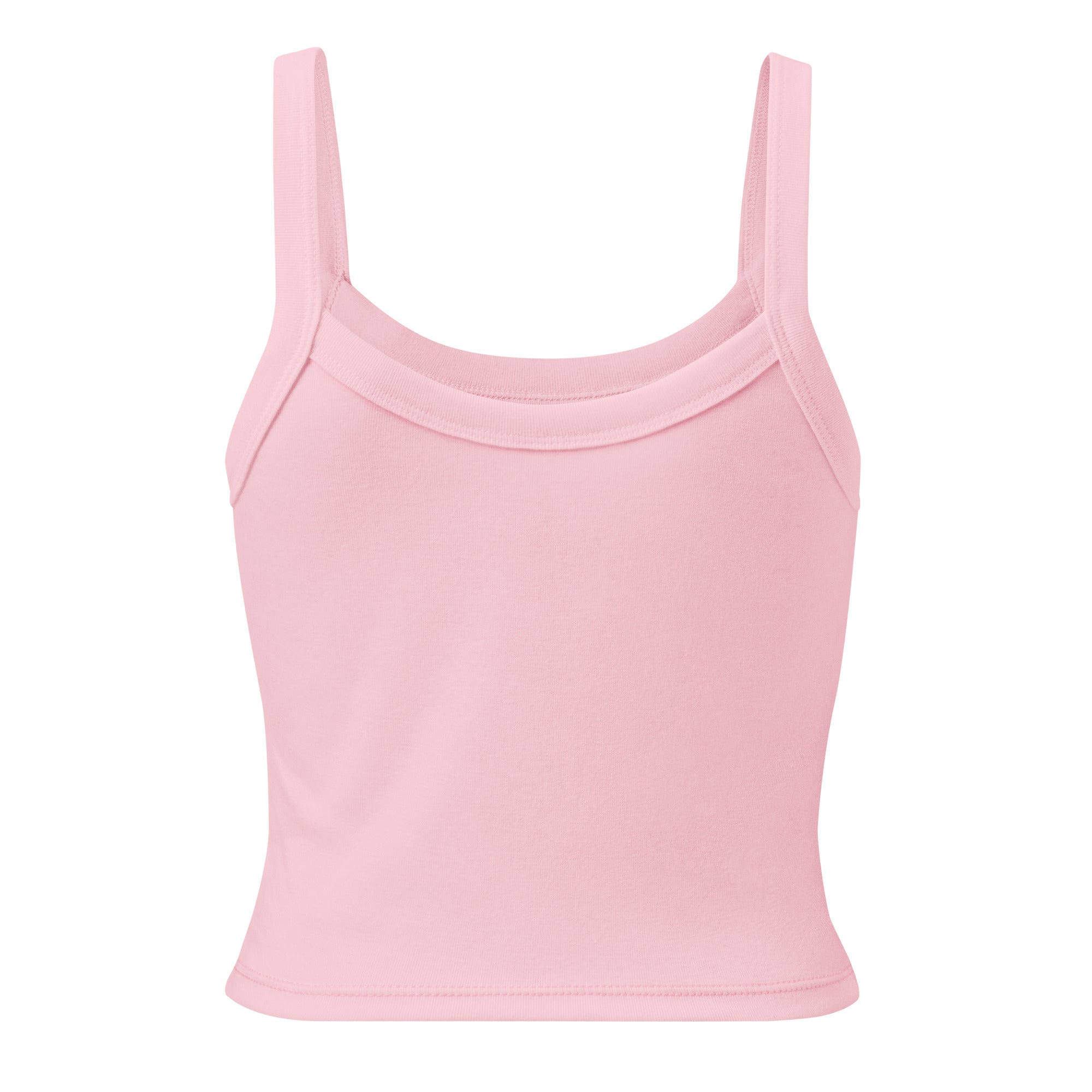Pink tank top on a white background